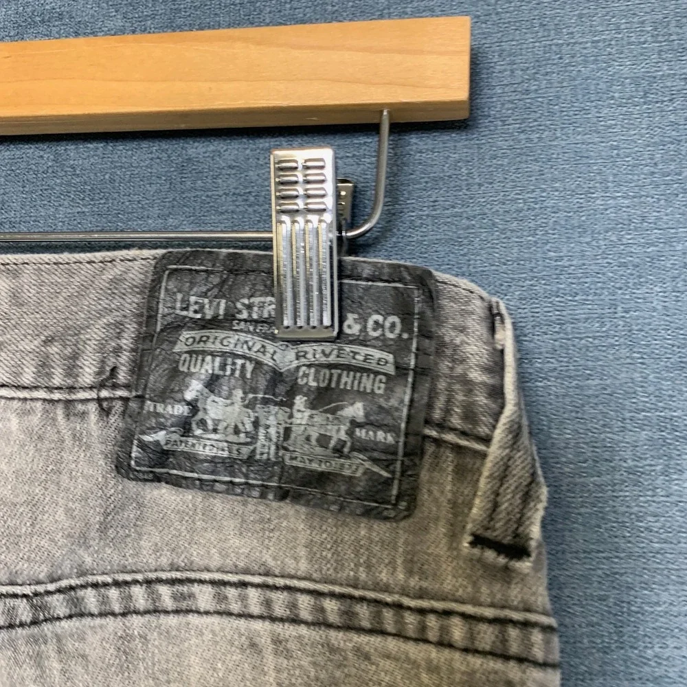 Levi's 511 Skinny Jeans Mens 30x30 Gray Denim Medium Wash Casual 5-Pockets